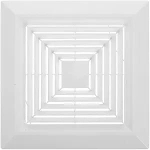 VOSAREA Bathroom Exhaust Fan Cover Replacement, 10.4 Inch White ABS Grille