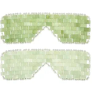 Hercicy Jade Eye Mask, Jade Stone Facial Cooling Mask