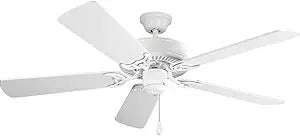 Maxim Lighting Basic-Max 52" Ceiling Fan | Matte White Finish | Transitional Indoor Ceiling Fan | Ideal for Bedrooms, Living Rooms & Great Rooms | 89905MW