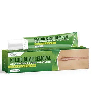 Tobcharm Advanced Keloid Bump Removal: Silicone Keloid Scar Removal Cream for Scars from Piercing, Surgical Marks, Acne, and Burns, Keloid Treatment for Ears, Face, and Body with Healing Formula 30g