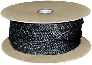 Black Wood Stove Door Gasket Spool - 3/4" Rope x 47'