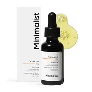 Minimalist Tranexamic Acid Serum + HPA to Reduce Dark Spots, Melasma, PIE, PIH | For Smoother & Even Looking Skin| For Women & Men | 1 Fl Oz / 30 ml