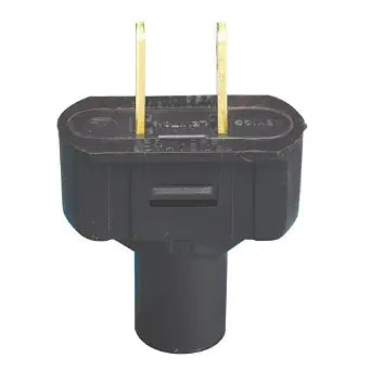 Leviton 15 Amp, 125 Volt, Non Grounding Plug, 48643-E, Black