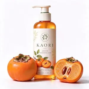 Kaori Persimmon Body Wash, Natural Persimmon Deodorizing Soap Bar, Moisturizing for Mature Skin, for Men Women