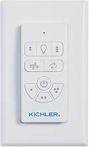 AC Standard Full Function Handheld Remote Control, Modern, Slim Design, 3 Speed Settings, Breeze Mode, 370135