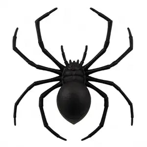 Large Black Spider Hair Clip, Realistic 3D Spider Alligator Clips Funny Hair Barrettes, Spooky Gothic Halloween Hair Accessories for Women Teen Girls Cosplay Costume Party Decor