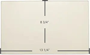 Ashley Door Glass Replacement Γ 13 1/4" x 8 3/4" Ceramic Panel (C-D-031)