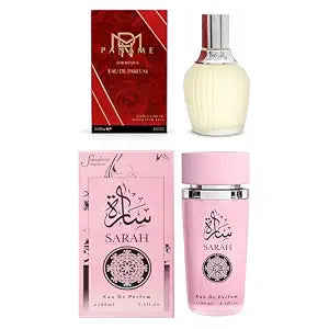 Sandora Fragrances Women's Perfume 2-Pack – Eau de Parfum – Two Full-Size 100 ml Bottles – Modern Sweet Feminine Paname + Soft Sweet Everyday Sarah Fragrance