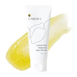 Korean Lemon Honey Wash-Off Face Mask for Smoothing, 3.52 oz