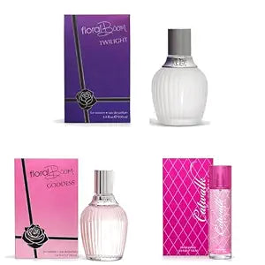 Sandora Fragrances Women's Perfume 3-Pack – Eau de Parfum – Three Full-Size 100 ml Bottles – Warm + Sweet + Floral + Modern + Playful + Deep + Rich + Expressive + Statement + Everyday Fragrance