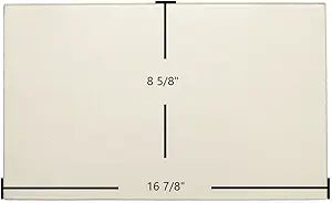 Drolet Escape 1400, 1400i Ceramic Glass Panel Γ 16 7/8" x 8 5/8" Replacement (SE53930)