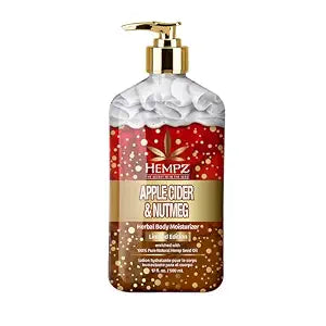 Hempz Limited Edition Cider & Nutmeg Herbal Body Lotion, Apple, 17 oz