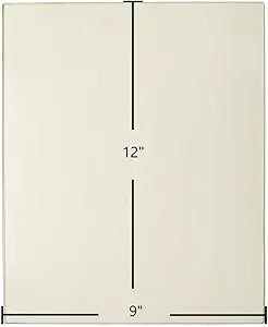 Malm Spin-A-Fire Ceramic Glass Γ 9" x 12" x 3/16" | High-Temperature Firebox Window Replacement | CG-912