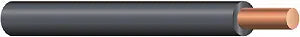 Southwire COMPANY LL 11579041 50' 14SOL BLK THHN Wire; 14 Guage; Black