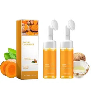Yaper 2 Pcs Turmeric Brightening Facial Cleanser