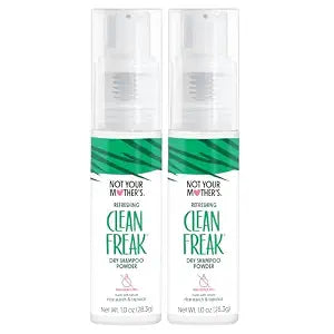 Not Your Mother's Clean Freak Unscented Dry Shampoo Powder, 2 Pack
