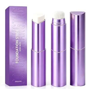 Facelove Foundation Stick,2-in-1 Color Changing Foundation with Brush,2 PC