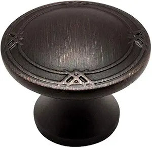 Cosmas 10 Pack 9462ORB Oil Rubbed Bronze Craftsman Knob 1-5/16 Inch