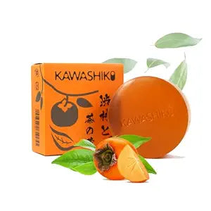 100g Japanese Persimmon Handmade Soap Bar for Body - Persimmon Green Tea Helps Neutralize Body Odor for Men & Women
