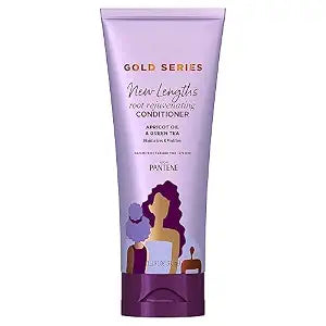 Pantene Gold Series Root Rejuvenating Conditioner with Apricot Oil & Green Tea, Moisturizes & Fortifies, for Natural, Textured, Curly, Coily Hair, Sulfate Free, 11.1 Fl Oz