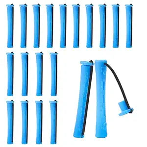 20 PCS Perm Rods, 0.35 Inch Hair Curling Rollers for DIY Styling