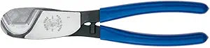 Klein Tools 63030 Cable Cutter, Made in USA, Coaxial Cutter for 1-Inch Aluminum and Copper Cable, One-Hand Shearing