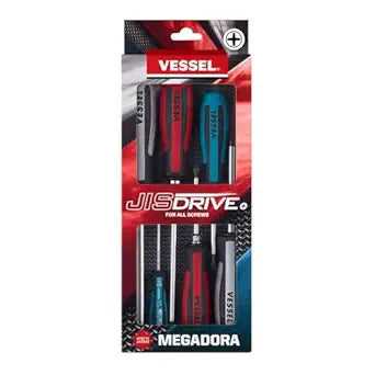 VESSEL MEGADORA JISDRIVE Screwdriver 6PC. Set
