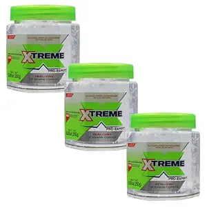 Xtreme Pro-Expert Hair Gel - Clear, 24-Hour Hold - Pack of 3, 8.81 oz