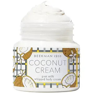 Beekman 1802 Goat Milk Whipped Body Cream, Coconut Cream, 8 oz