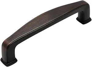 Cosmas 10 Pack 4390ORB Oil Rubbed Bronze Cabinet Pulls  3-1/2" (89mm) Hole Centers, Modern Hardware Handles for Kitchen, Drawer, Bathroom, Easy Install, Screws Included