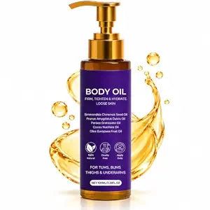 Body Firming Oil, Luxury Body Oil for Crepe Skin, Firming Tightening & Hydrating Body Serum with Vitamin E and Sweet Almond Oil, Smooths Skin for Women