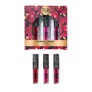 The Lip Bar - Perfect Pout Mini Lip Trio Gift Set (Bawse Lady, Muse, and Playmate) - Nonstop Liquid Matte Lipstick & Non-Sticky Lip Gloss - Travel Size - Gift Box - Vegan, Gluten Free, Cruelty Free