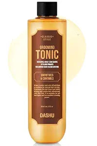 DASHU Hair Tonic for Men 6.76oz - Korean Premium Grooming Tonic, Mens Hair Tonic, Volumizing Scalp Tonic, Professional Hair Serum, Baobab Oil, Lightweight Styling