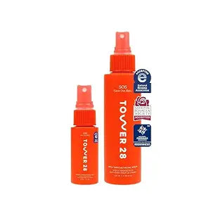 Tower 28 SOS Hypochlorous Acid Spray Duo, Everyday Skin Care Mist (2 Ct)
