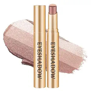 3 Color Matte Gradient Glitter Eyeshadow Stick Cream Shimmer Eye Shadow, 04