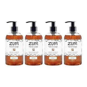 Zum Hand Soap - Amber, 12 oz (4 Pack)