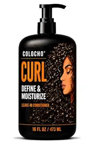 Colocho Leave In Conditioner for Curly Hair, Hydrating Curl Cream, 16 oz