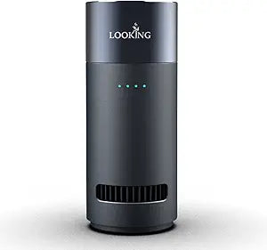 LKT Ozone Generator for Car Odor Removal, Portable O3 Machine for Smoke & Pet Smell, Odor Eliminator for Car Interior, Auto Detailing, Room & Small Space Use, Timer Control