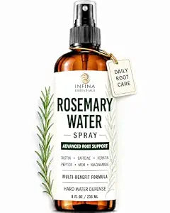 INFINA ESSENTIALS Rosemary Water Spray for Hair Growth, 8 fl oz