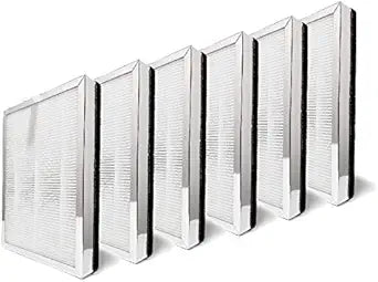 Nispira 3-in-1 True HEPA Activated Carbon Filter Replacement For MA#25 Air Purifier Part MA#25R | Remove Smoke, Dust, Pollen | Size 9.75 x 6.75 x 1.40 Inches | 6 Packs
