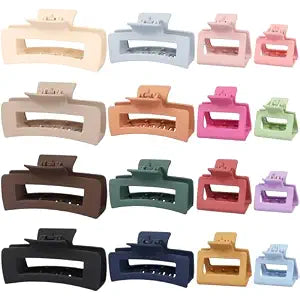 NEW LIVE Hair Clips for Women Claw Clips 4 Large 4 Medium 4 Small 4 Mini