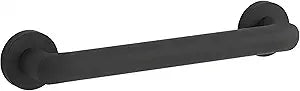KOHLER Kumin 12" Grab Bar, Support Bar, Matte Black, K-24548-BL