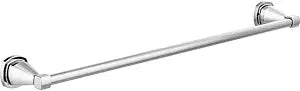 Delta Towel Rack | 24 Inch Polished Chrome Towel Bar for Bathroom, Kitchen | Esato Accessories