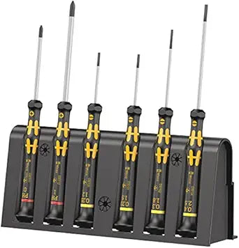 Wera 05030170001 1578 A/6 ESD Screwdriver set and rack for electronic applications, 6 pieces