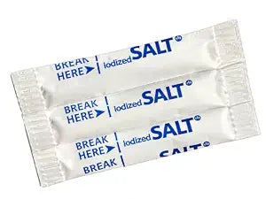 Perfect Stix Iodized Salt Packets - .6 Grams - 250 Packets (Packaging may vary.)