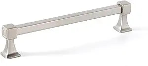 6" Center Bar Pull Finish: Satin Nickel