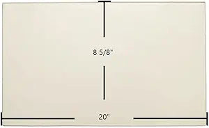 Blue Ridge 7GBRM Door Glass Replacement Γ 20" x 8 5/8" High-Temperature Ceramic Glass Panel (7BGBRM)