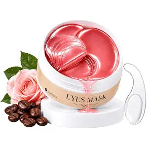 60 PCS Caffeine Under Eye Patches,Eye Masks for Puffiness and Dark Circles