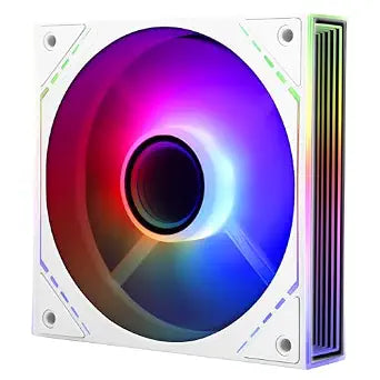 Thermalright TL-M12W-S CPU Fan 120mm Case Cooler Fan ARGB,4pin PWM Connector Silent Computer Fan with Both Sides S-FDB Bearing,Desktop Cooling Fan has Side ARGB Mirror Light Effect(TL-M12W-S)