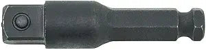 Klein Tools NRHDA4 Adapter for NRHD4, 12-Inch Male Square with Black Phosphate Finish for Corrosion Resistance